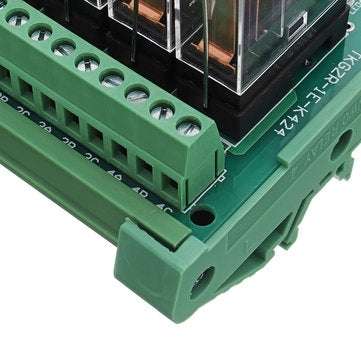 TKG2R-1E-K424 4 Channel Relay Module PLC Amplification Board Controller With Indicator Light DC 24V