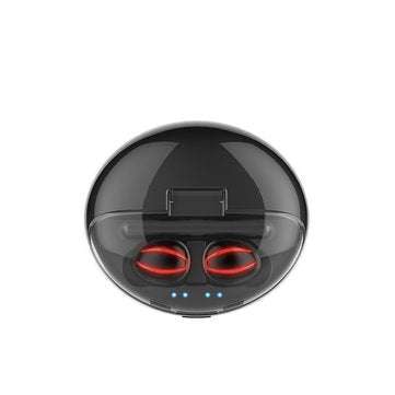 TWS Wireless bluetooth 5.0 Earphone DSP Noise Cancelling Bilateral Call Stereo 2800mAh Power Bank He
