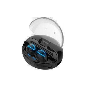 TWS Wireless bluetooth 5.0 Earphone DSP Noise Cancelling Bilateral Call Stereo 2800mAh Power Bank He