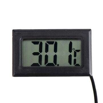5Pcs 5M Meter Thermometer Electronic Digital Display FY10 Embedded Thermometer Indoor and Outdoor Te
