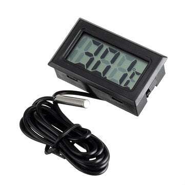 5Pcs 5M Meter Thermometer Electronic Digital Display FY10 Embedded Thermometer Indoor and Outdoor Te