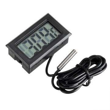 5Pcs 5M Meter Thermometer Electronic Digital Display FY10 Embedded Thermometer Indoor and Outdoor Te