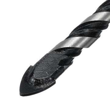 5pcs 5-12mm Black Triangle Twist Drill Bit Concrete Glass Ceramic Tile Marble Drill Bit Set