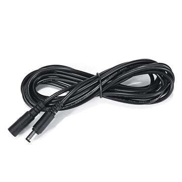 5Pcs 5M DC 12V Power Extension Cable Cord 5.5x2.1mm Plug Wire for CCTV Camera