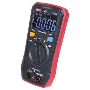 UNI-T UT123 3999 Counts Residential Multimeter HD ENTB Color Screen AC/DC Current and Voltage Test R