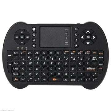Viboton S501 2.4G Wireless English Mini Keyboard Touchpad Airmouse for TV Box PC ... (COLOR.: BLACK)