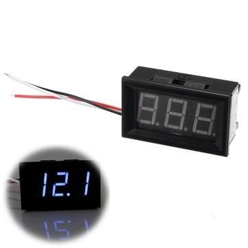 DC 0-100V Blue LED Digital Mini  Voltmeter Gauge Voltage Panel Meter