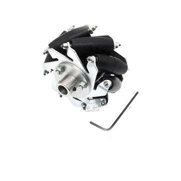 Chihai 4pcs 60mm Aluminium Mecanum Wheels Universal Wheels with 8mm Motor Shaft Coupling for Robot C