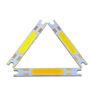 5W DC 9-12V COB Chip LED Light Source on Board 50x7mm for Wall Lamps Table La... (COLOR.: COLDWHITE)
