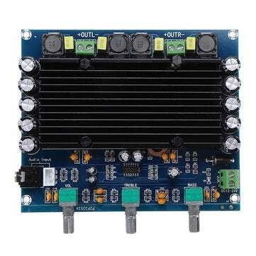 XH-M549 150W*2  Digital Power Amplifier Board TPA3116D2 Digital Audio Amplifier Board 2.0 Channels w