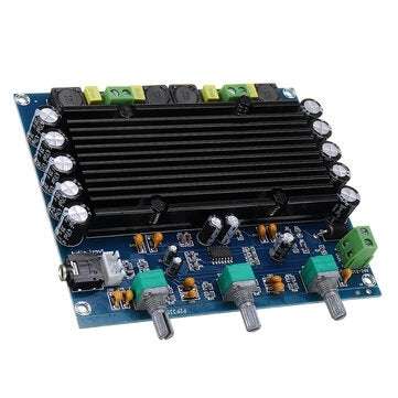 XH-M549 150W*2  Digital Power Amplifier Board TPA3116D2 Digital Audio Amplifier Board 2.0 Channels w