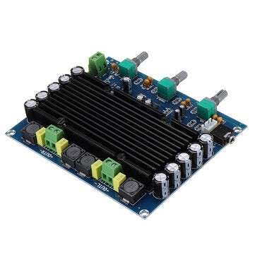 XH-M549 150W*2  Digital Power Amplifier Board TPA3116D2 Digital Audio Amplifier Board 2.0 Channels w