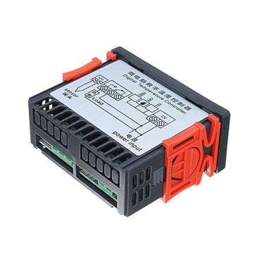 XD-W200 24V Digital Display Intelligent Temperature Controller Cold Storage Controller Adjustable Th