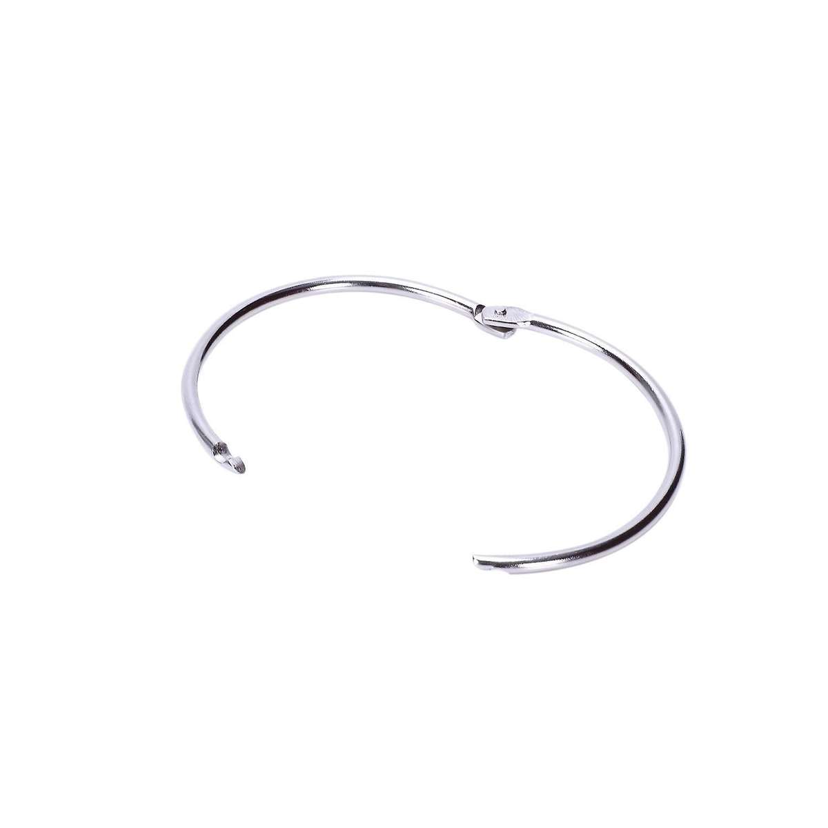 7 Pcs Metal 3.3 Inch Loose Leaf Rings Key Rings for Scrapbooking Book