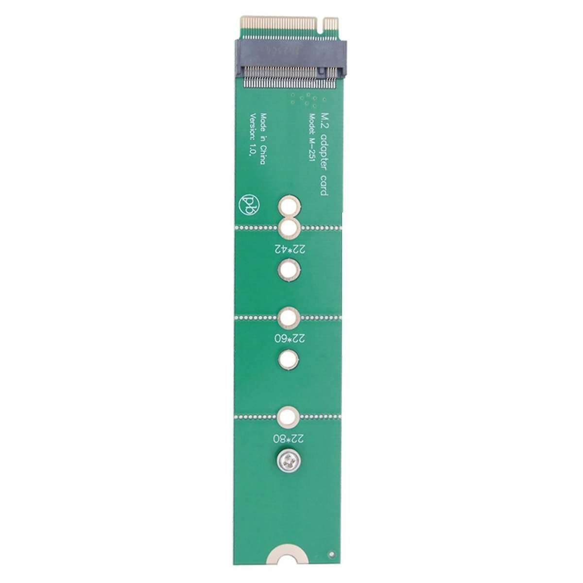 1 Pce M.2 Hard Disk Test Protection Card M Key Nvme Pci-e Ahci