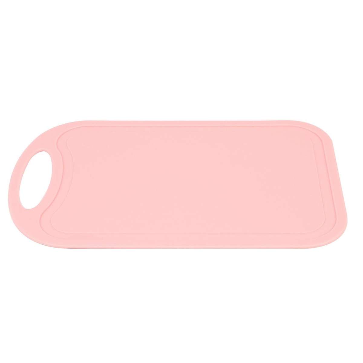 Plastic Chopping Block Vegetable Cutting Board with Hang Hole Pink
