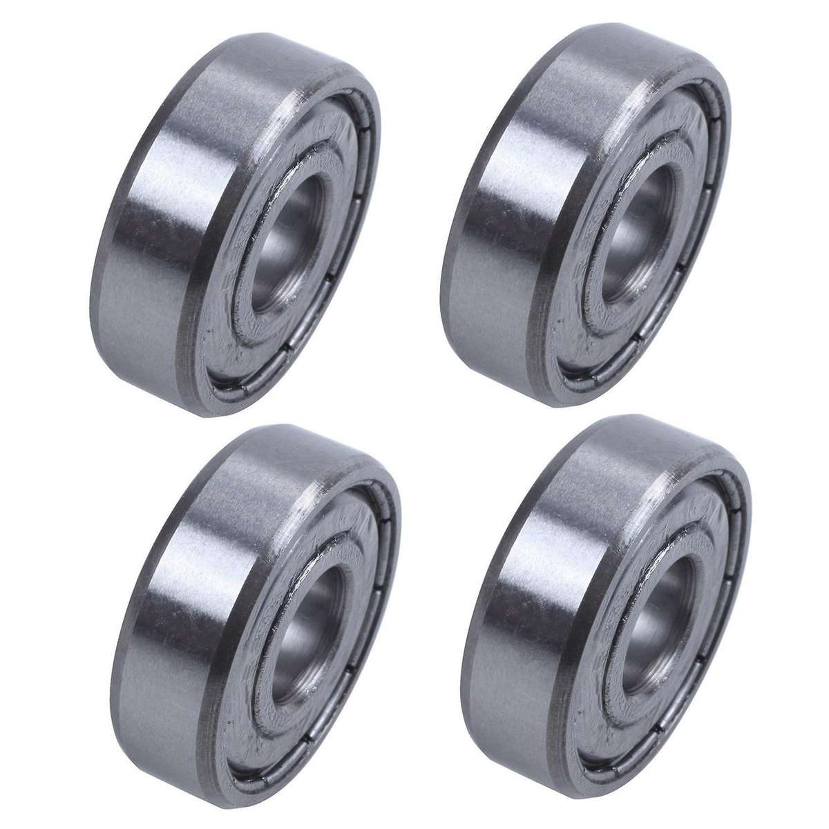 4x 6201z 12x32x10mm Double Shielded Deep Groove Wheel Ball Bearing
