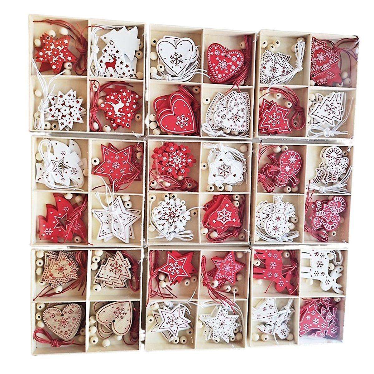 Crafts Wooden Christmas Gifts Interior Decorations Diy Wood Chips 7