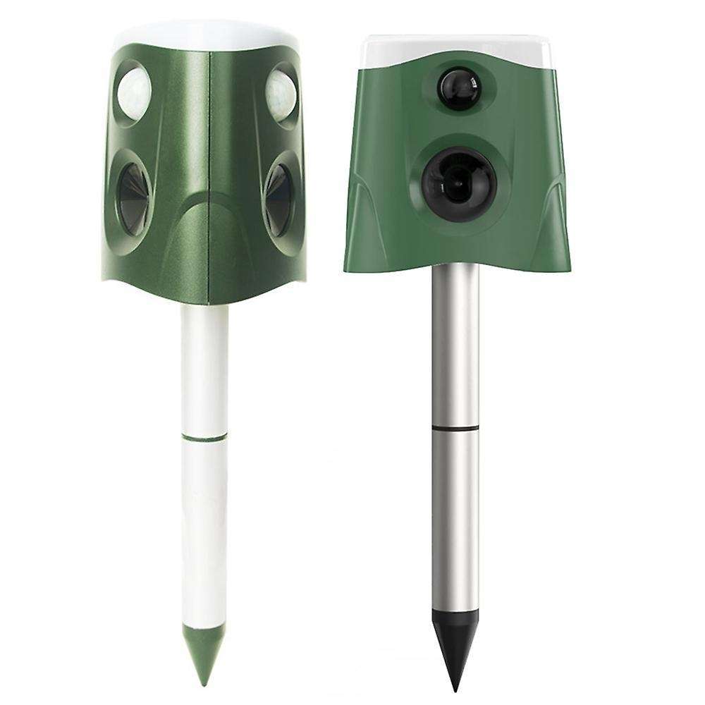Solar Animal Repeller, Animal Deterrent with Motion Sensor and Lights