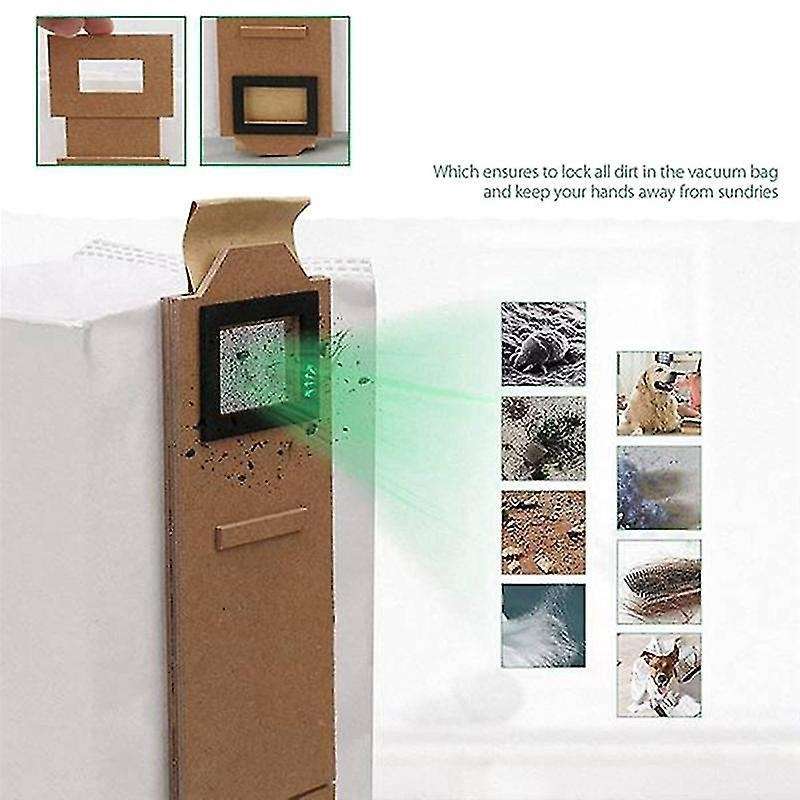 50 Pcs Dust Bags for Roborock S7 T7s T7s Plus Robotic Vacuum Cleaner