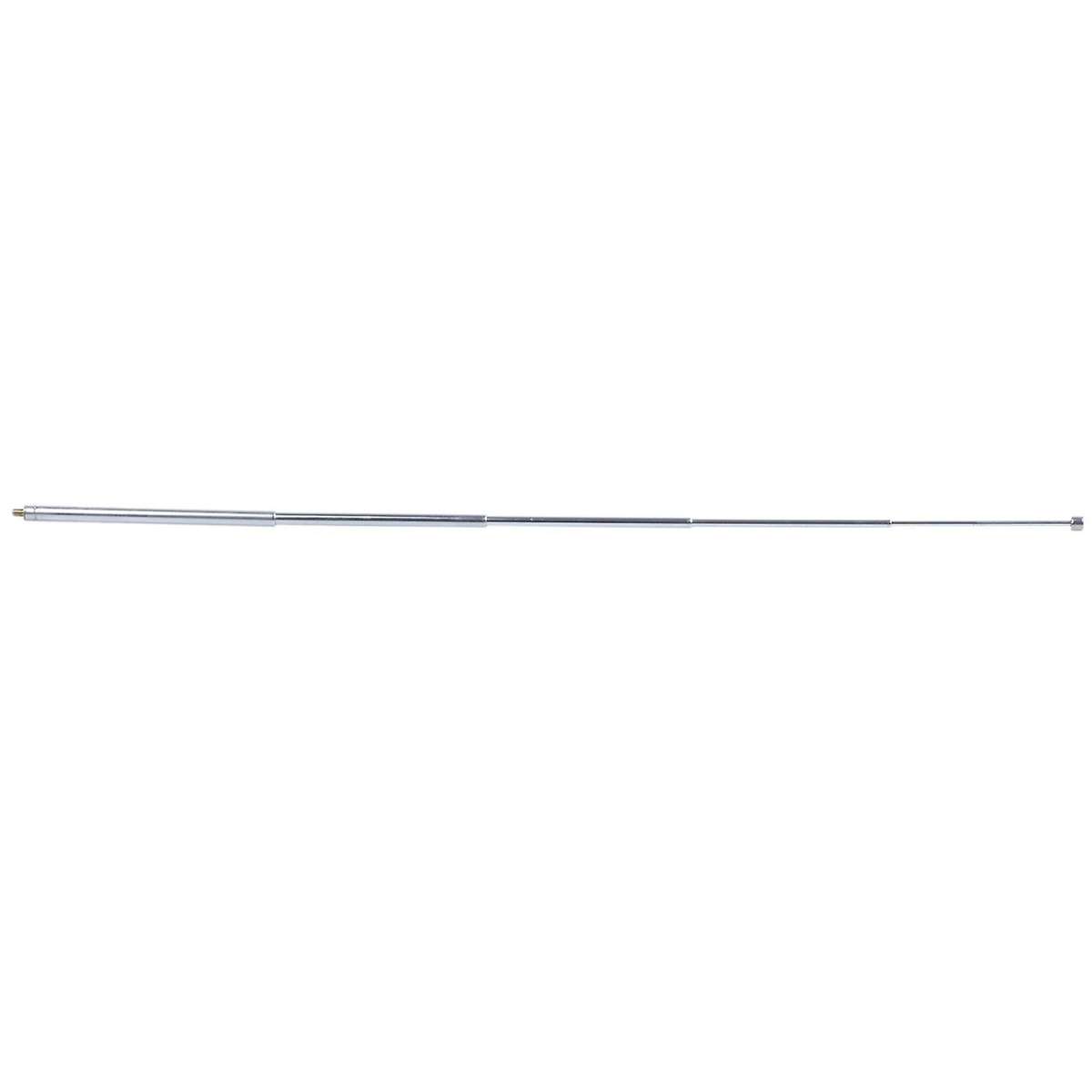 5 Abschnitte 3mm Aussengewinde Dia Teleskopantenne Silber