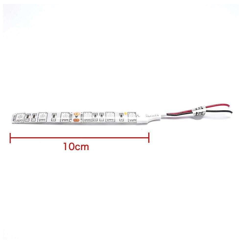 5pcs 10cm Waterproof Warm White 5050 Led Strip Lights Dc 12v Boat Car