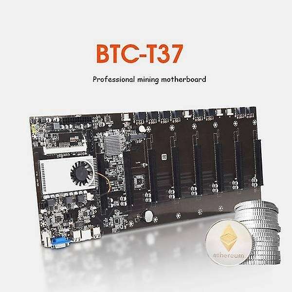 Mining Motherboard with 4gb Ddr3 128gb Msata Ssd 12x8pin Power Cable