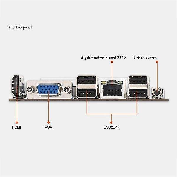 Mining Motherboard with 4gb Ddr3 128gb Msata Ssd 12x8pin Power Cable