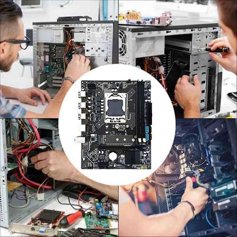 X79 Motherboard with E5 2420v2 Cpu+2x4gb Ddr3 Ram Hm65 Lga1356 Cpu