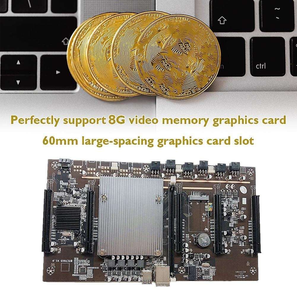 Btc Mining Motherboard V1.0 Lga 2011 Ddr3 Supports 32g with 8g Memory