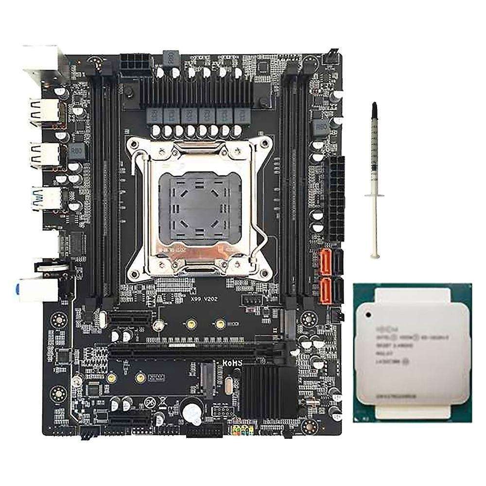 X99 Motherboard Set with E5 2620 Cpu+thermal Grease Lga2011-3 Pin