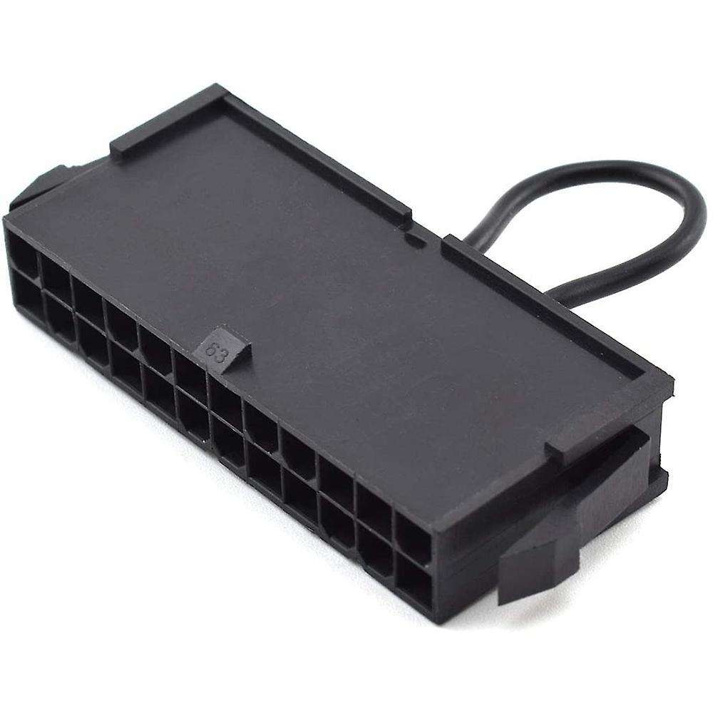 10x Atx Psu 24pin Power Supply Jumper Starter Jack Adapter Connector