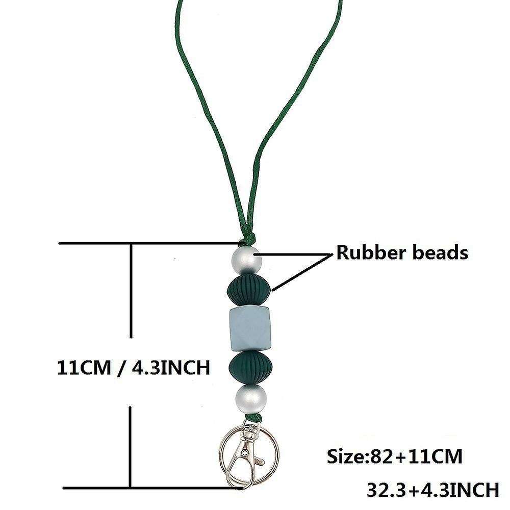 2 Pcs Badge Lanyards Separated Id Key Lanyard Teacher Lanyard