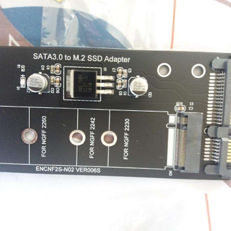 Ngff M.2 Adapter Ssd M2 to Sata Expansion Card B Key Suppor 30/42mm