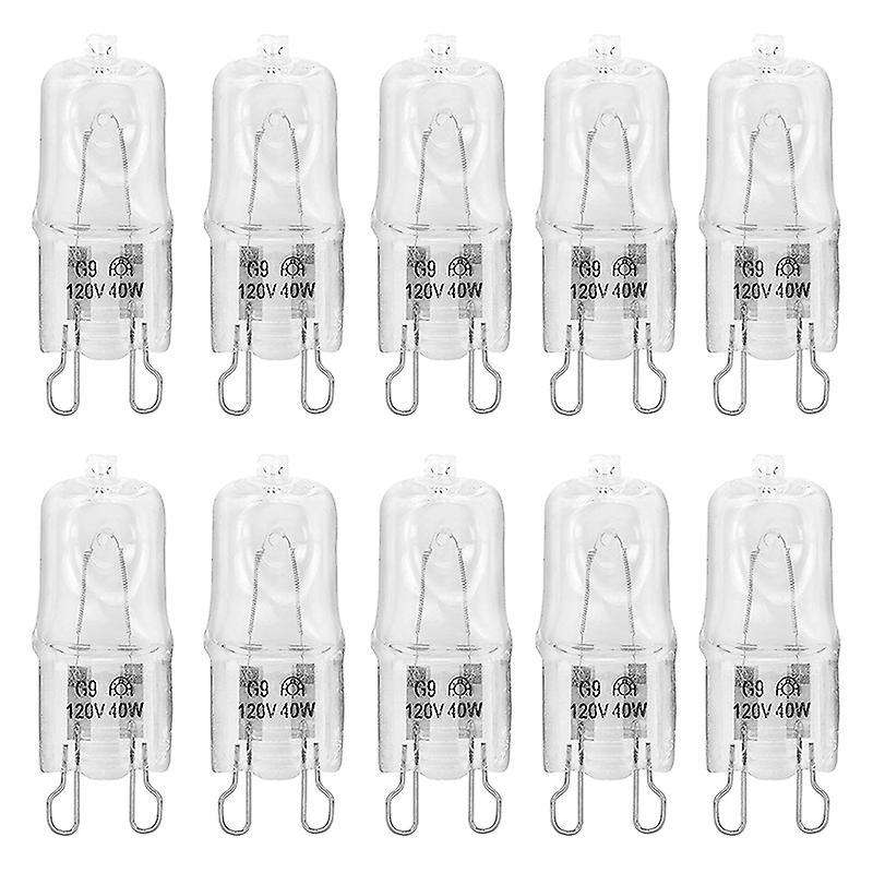 10 Pack Clear Lense Q40/g9/fr/120v G9 40w 120volt T4 Halogen Light