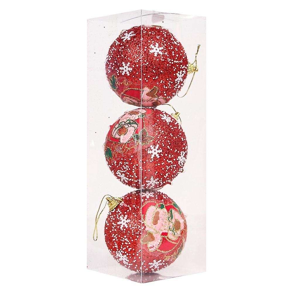 Christmas Tree Balls Small Bauble Hanging Home Party Ornament ,red