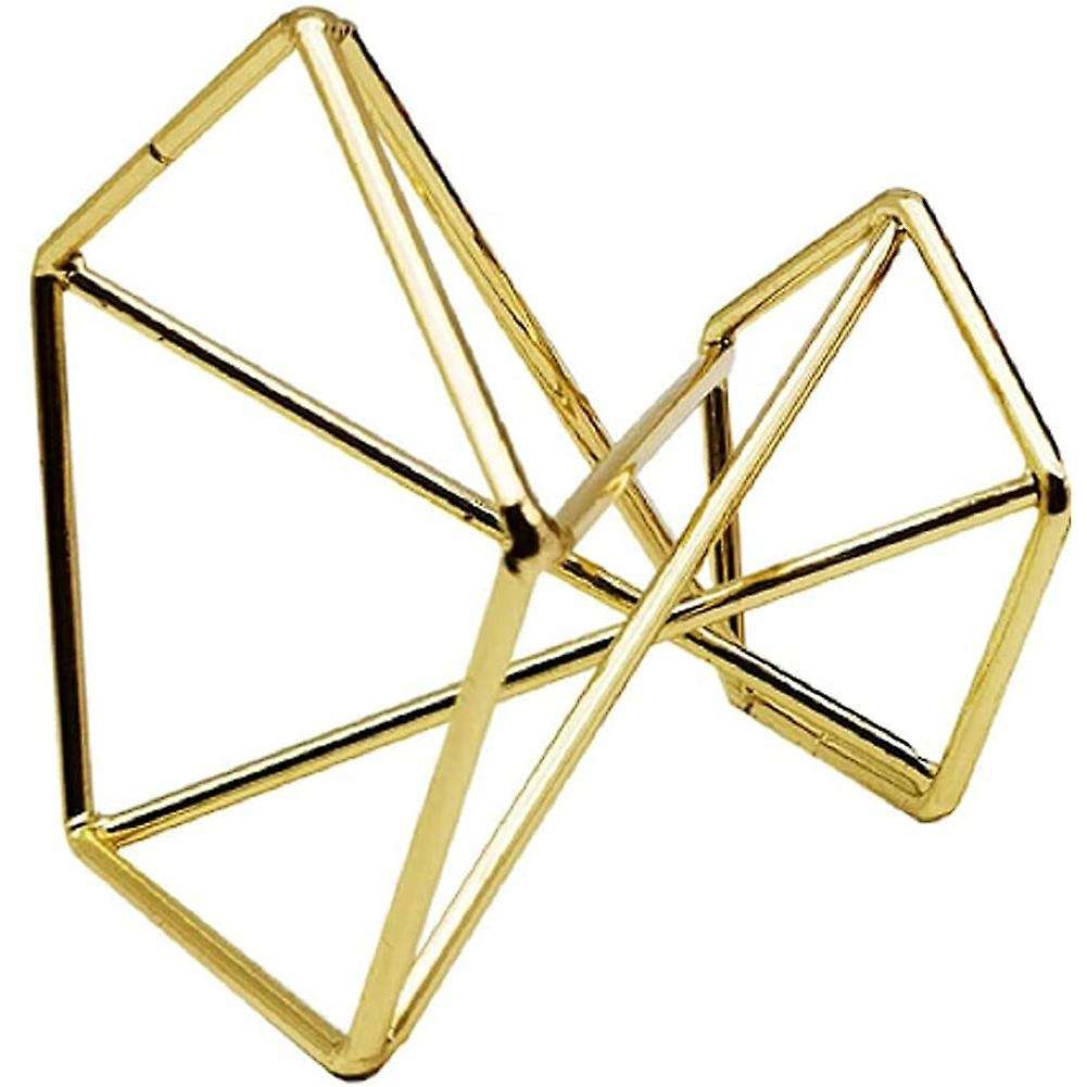 5 Pcs Geometric Air Plant Holder Airplants Rack Metal Plants Stand Planter Shelves Himmeli Decor Til