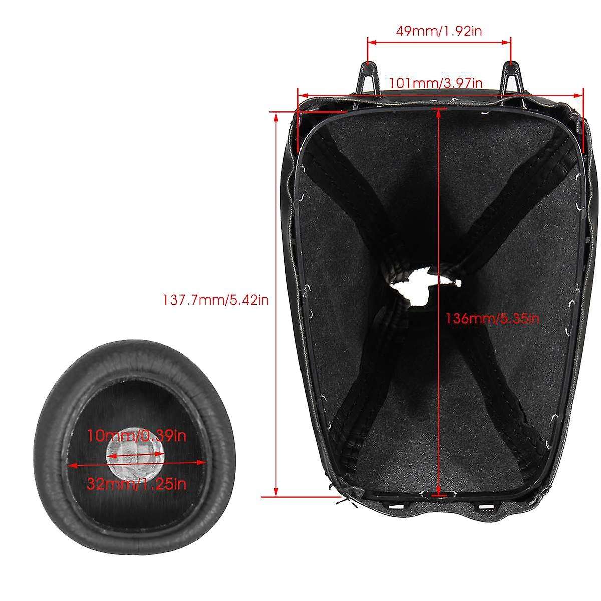 5 Speed Car Manual Shift Knob Shift Lever Boot Cover for SAAB 9-3 2003-2012 55566206 55353898