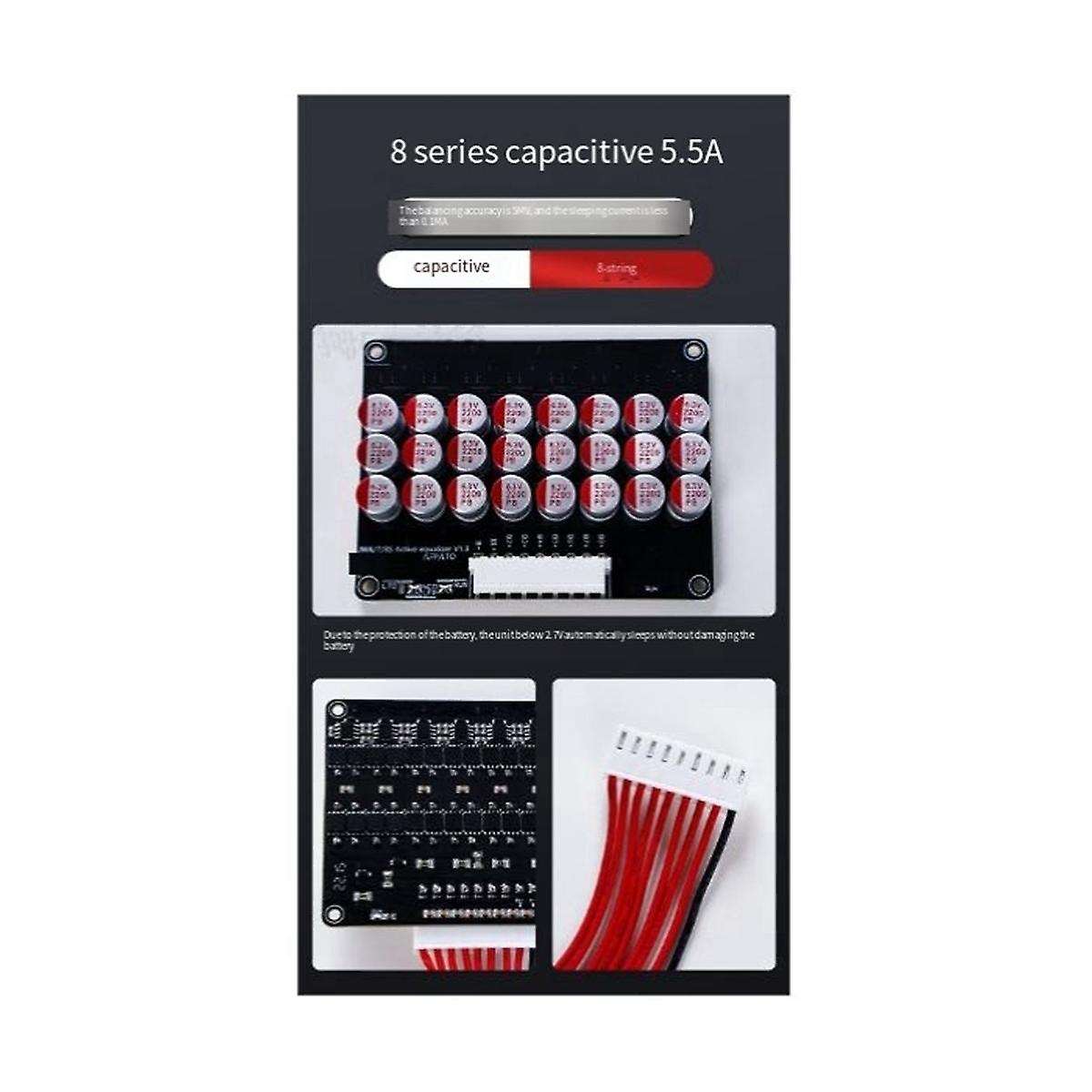 5.5A Current Active Balancer 10S Equalizer Lithium Ion Lifepo4 LTO Lithium Battery Active Equalizer