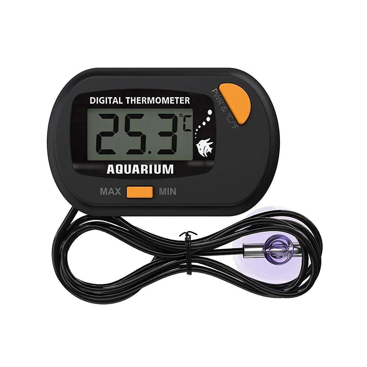 -50 - 70 Digital Aquarium Fish Tank Thermometer with Suction Cup Temperature Sensor Meter Tester