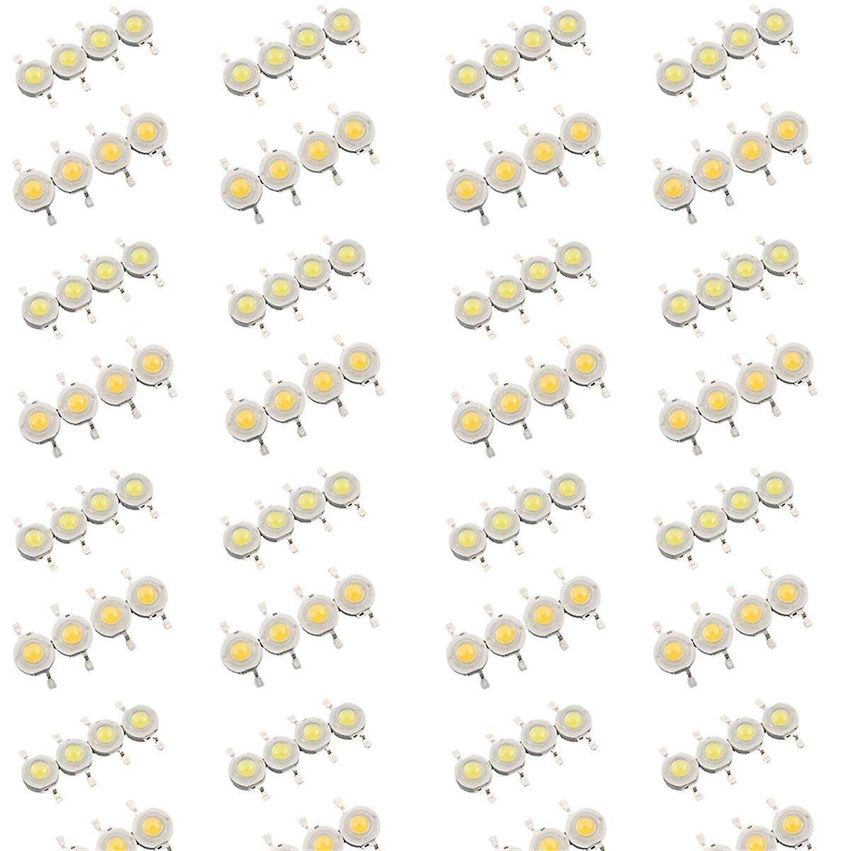 500 Pieces High Power 2 Pin 3W Warm White LED Bead Emitters 100-110Lm