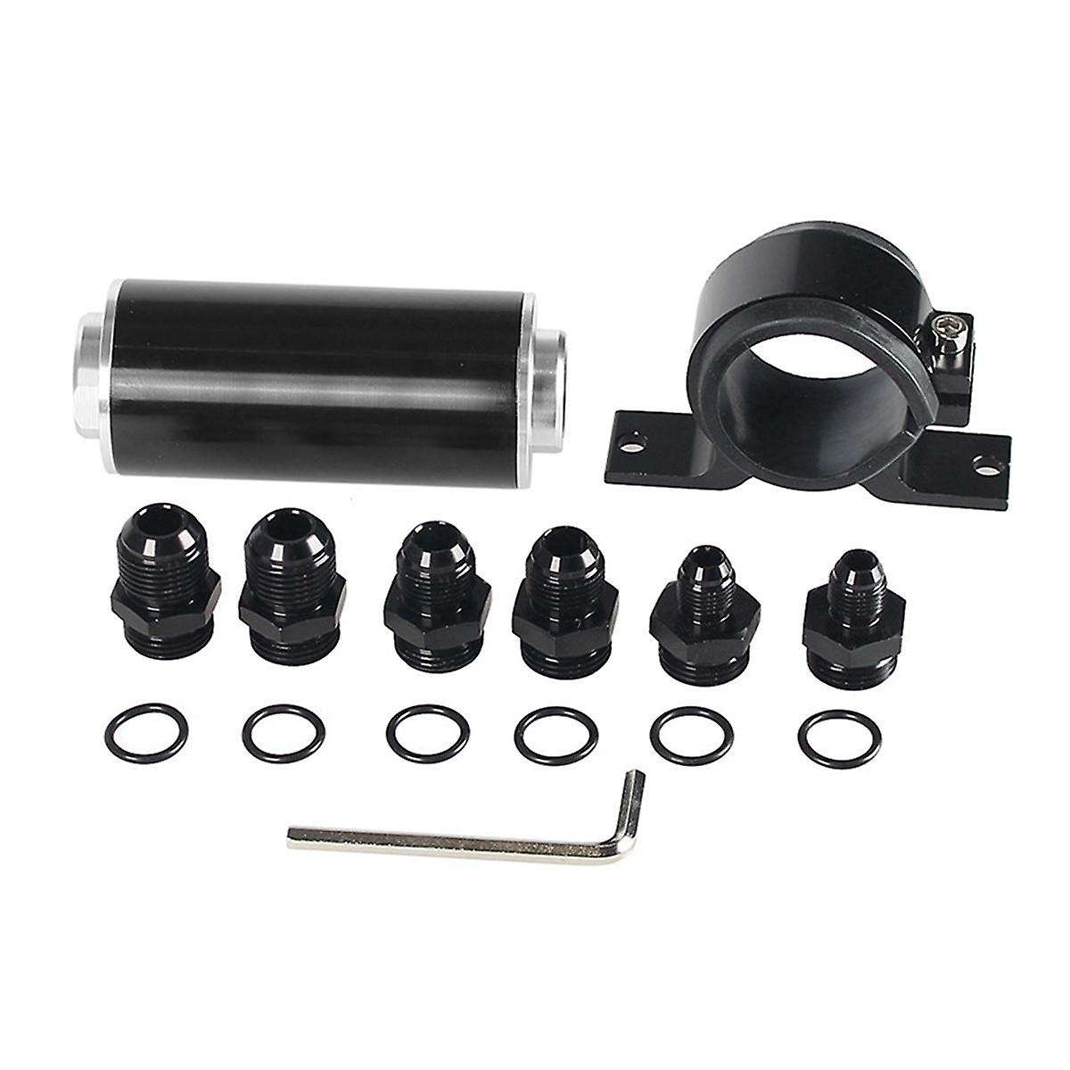 50mm Oil Pump Mounting Bracket Kit Universal Aluminum Fuel Filter Can Be Cleaned and Easy to Install