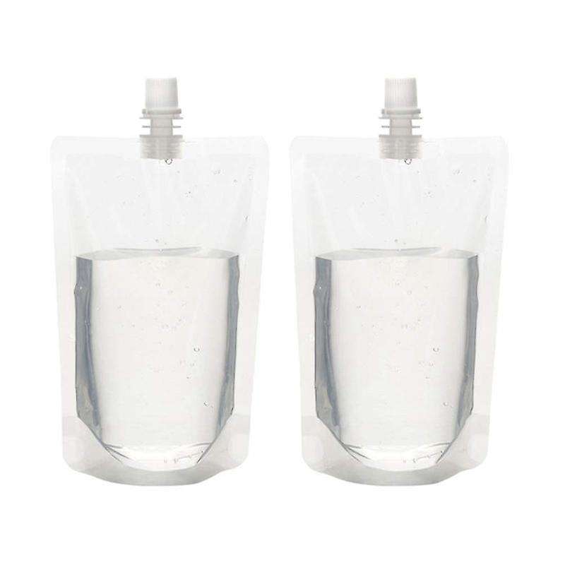 50pcs 500ml Liquid Stand Bag Leak Proof Drink Packaging Bag Spout Pouch for Beverage Juice Milk Coff