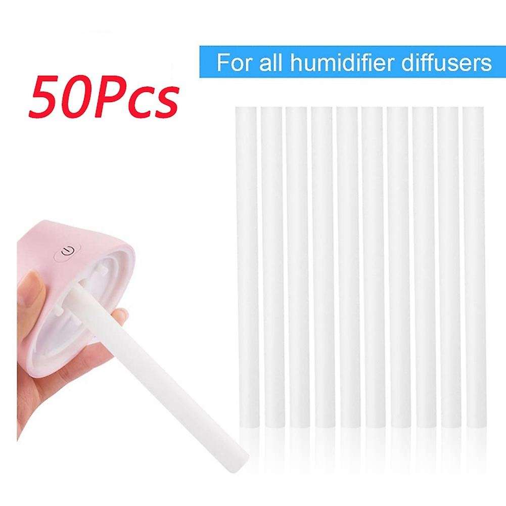 50pcs Humidifier Filters Replacement Cotton Sponge Stick for Usb Humidifier Diffusers Mist Maker Hu