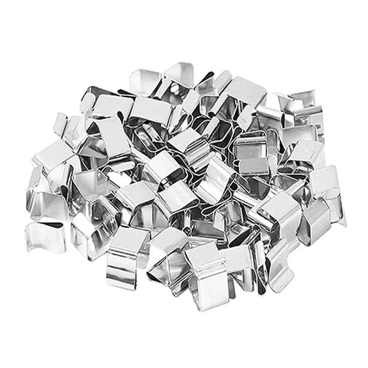 50Pcs Metal Christmas Light Hook, Outdoor Light Cord Clip, Light Clip for Holiday Light Decoration