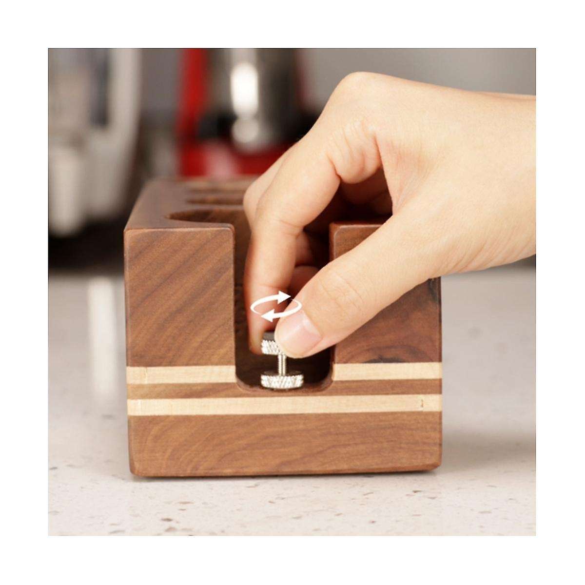 57-58.5mm Coffee Tamper Base Coffee Handle Supporting Appliance Storage Filling Pressing Powder Cof