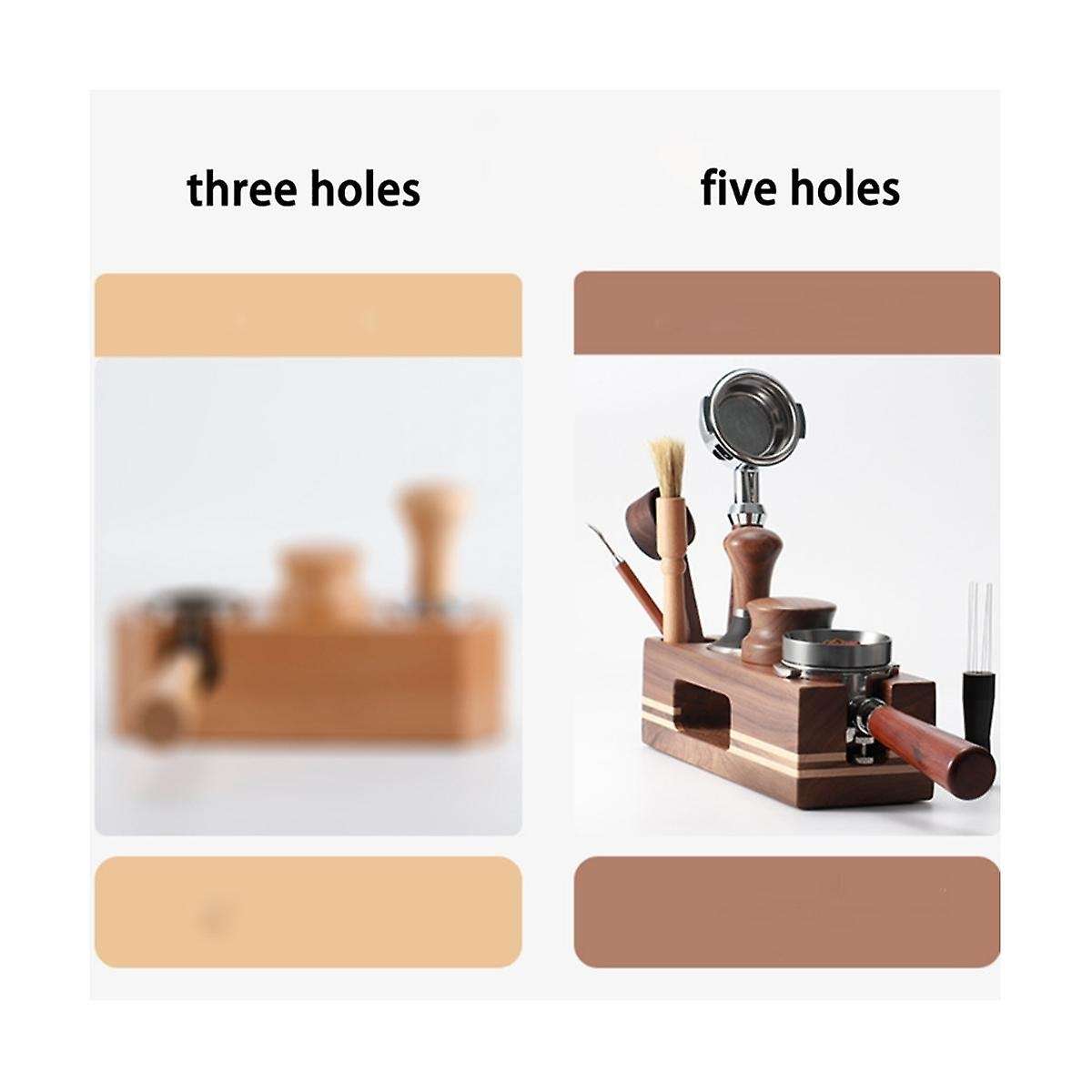 57-58.5mm Coffee Tamper Base Coffee Handle Supporting Appliance Storage Filling Pressing Powder Cof