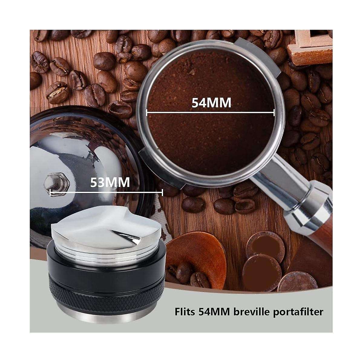58mm 304 Stainless Steel 3 Angled Slopes and Flat Base Double Head Coffee Powder Tamper Espresso Po
