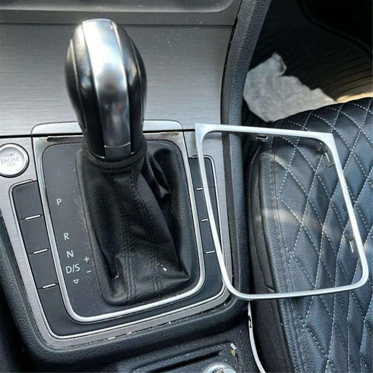 5GG713203A Car Gear Frame Bracket Circle AT Gear Stick Shift Knob Frame Trim Golf 7 7.5 Golf R 2008-