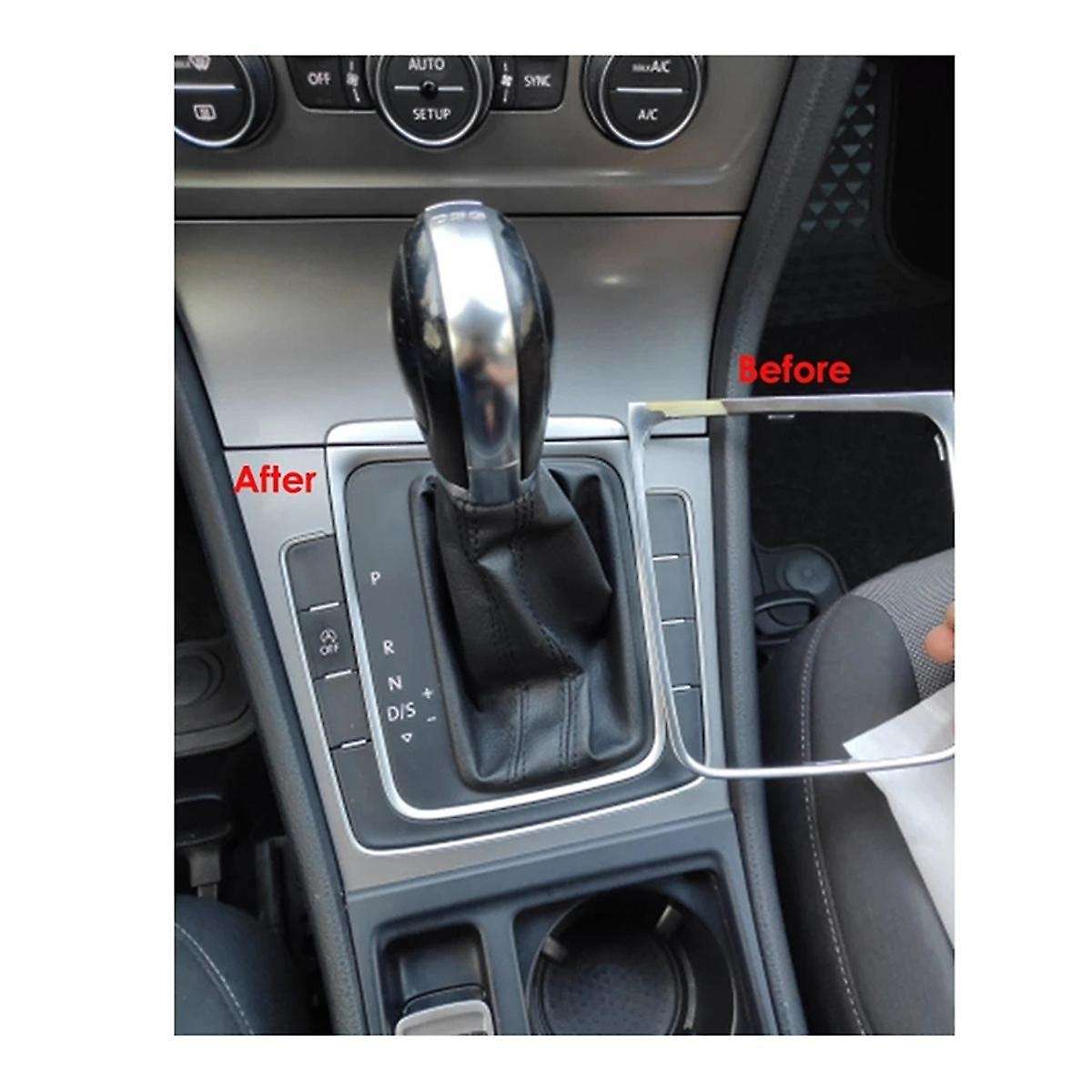 5GG713203A Car Gear Frame Bracket Circle AT Gear Stick Shift Knob Frame Trim for Golf 7 7.5 Golf R 2
